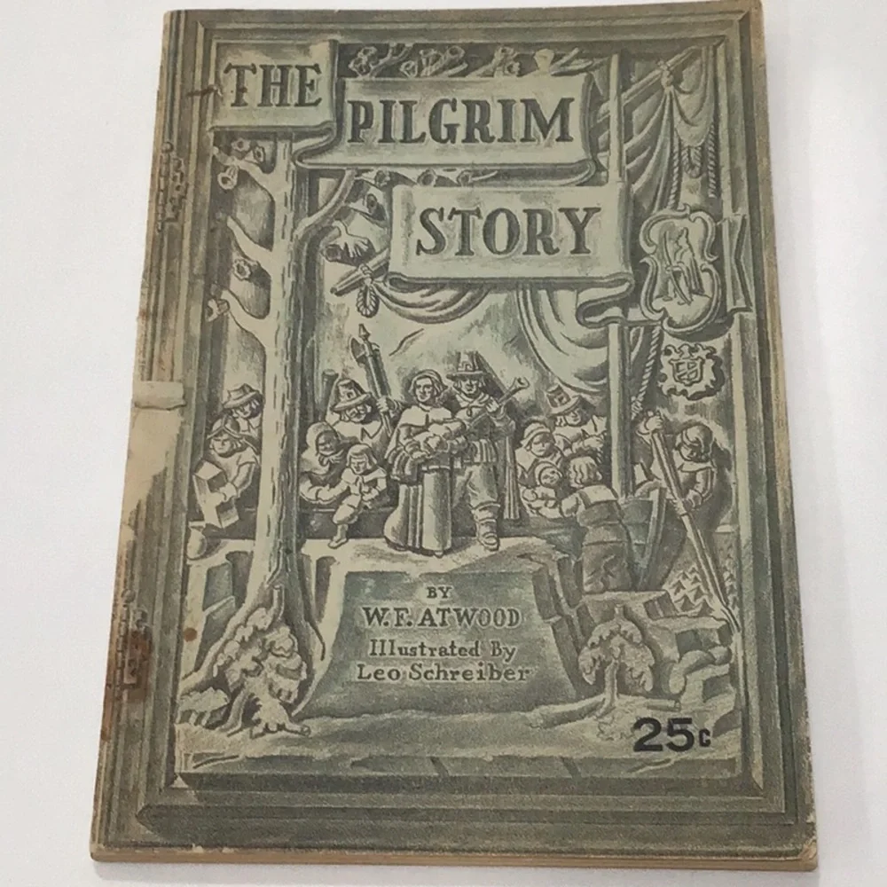 1940 1st Edition The Pilgrim Story paperback book